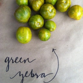 Green Zebra heirloom tomato seeds