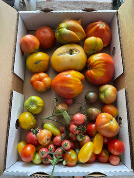 Heirloom Tomato Box - Pick up only.