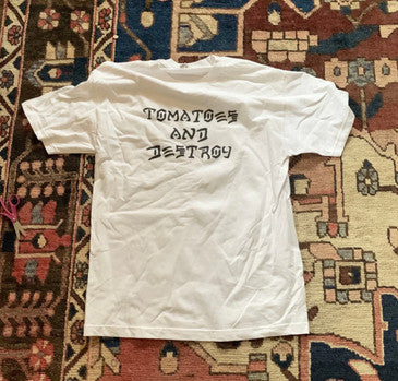 Tomatoes and Destroy t-shirt white